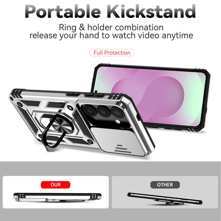 For Samsung Galaxy S26 5G Sliding Camshield Holder Phone Case