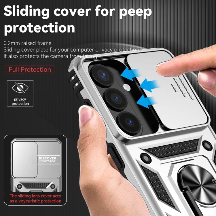 For Samsung Galaxy S26 5G Sliding Camshield Holder Phone Case