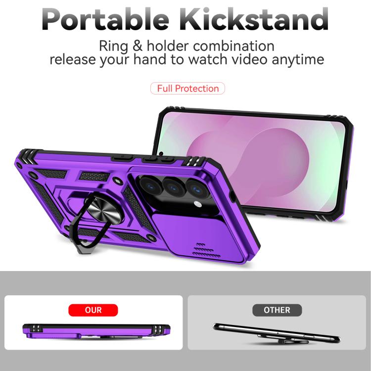 For Samsung Galaxy S26 5G Sliding Camshield Holder Phone Case