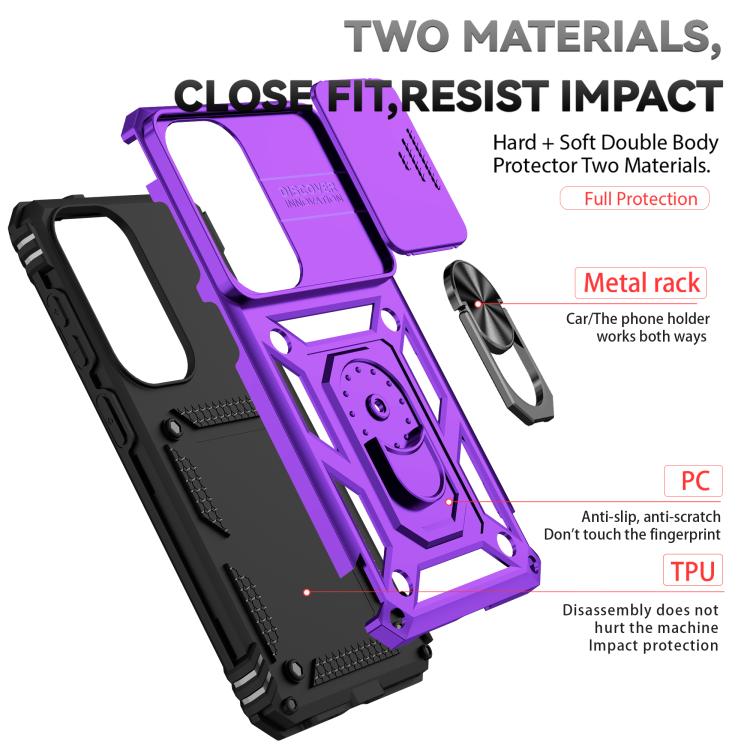 For Samsung Galaxy S26 5G Sliding Camshield Holder Phone Case