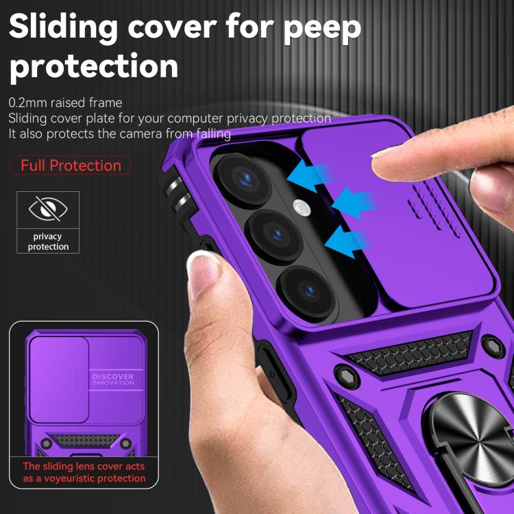 For Samsung Galaxy S26 5G Sliding Camshield Holder Phone Case