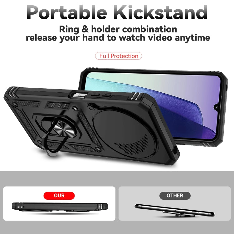 For Redmi 14C 4G Sliding Camshield Holder Phone Case