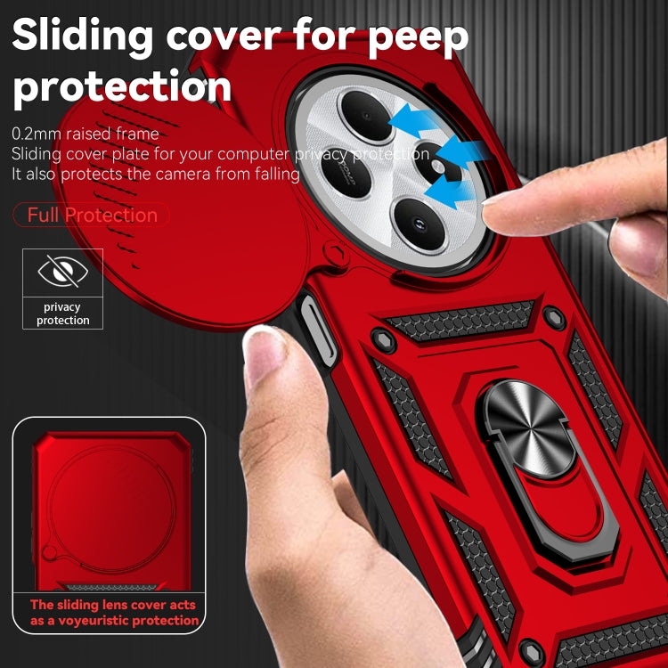 For Redmi 14C 4G Sliding Camshield Holder Phone Case