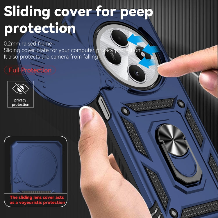 For Redmi 14C 4G Sliding Camshield Holder Phone Case