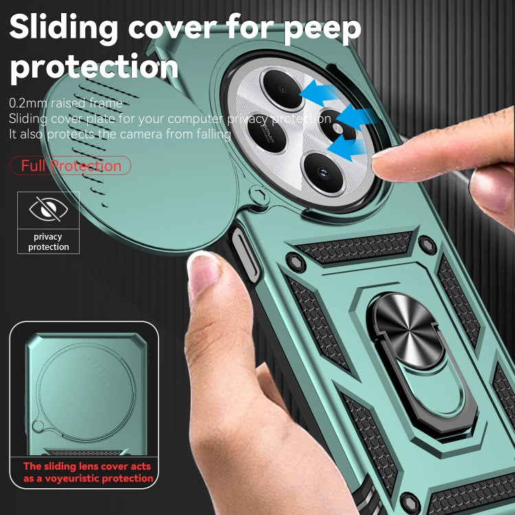 For Redmi 14C 4G Sliding Camshield Holder Phone Case