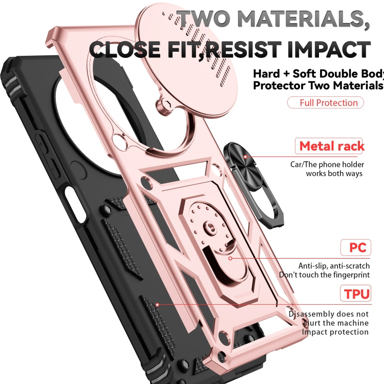 For Redmi 14C 4G Sliding Camshield Holder Phone Case