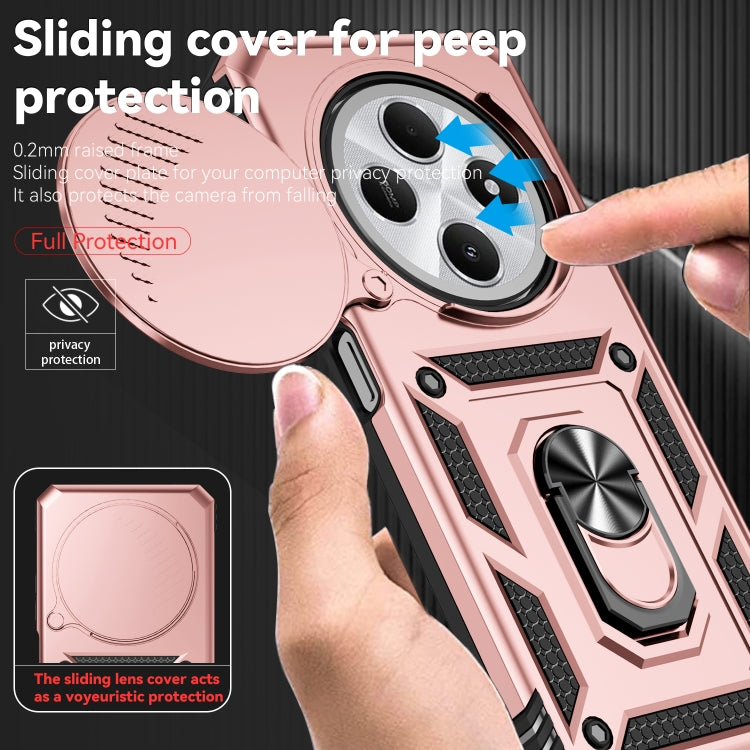 For Redmi 14C 4G Sliding Camshield Holder Phone Case