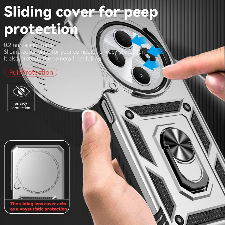 For Redmi 14C 4G Sliding Camshield Holder Phone Case
