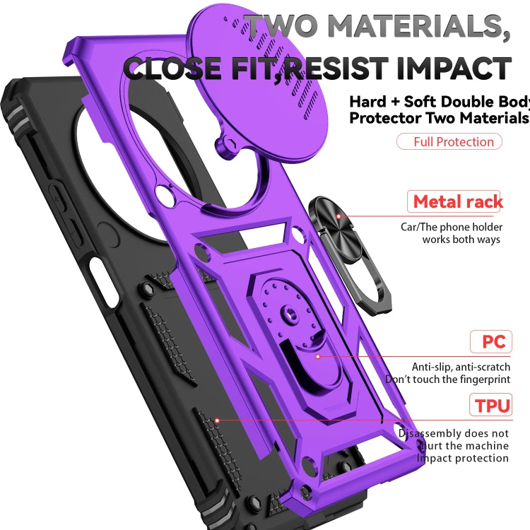 For Redmi 14C 4G Sliding Camshield Holder Phone Case