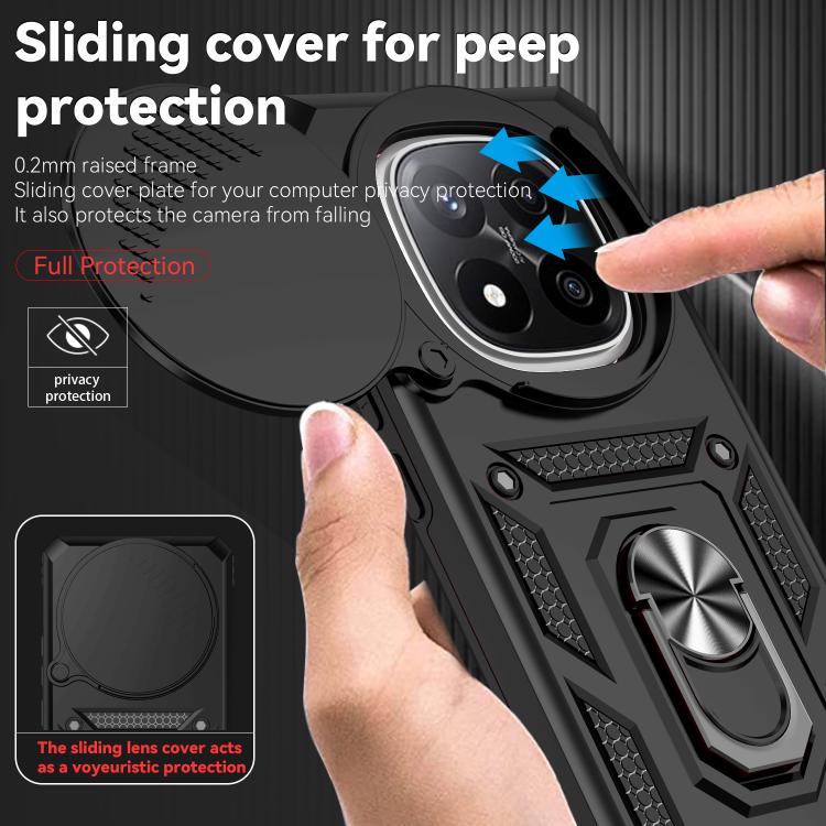 For Redmi Note 14 Pro+ 5G Global Sliding Camshield Holder Phone Case