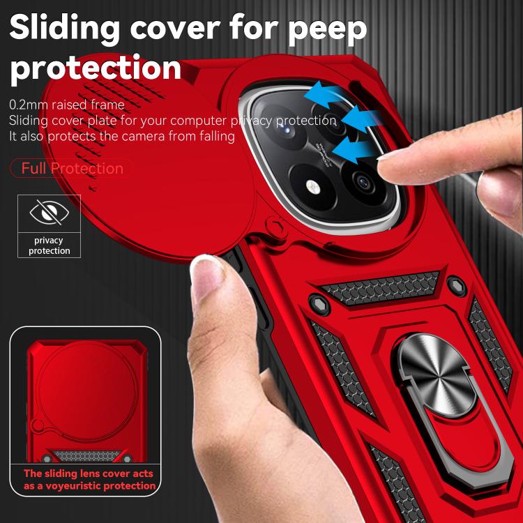 For Redmi Note 14 Pro+ 5G Global Sliding Camshield Holder Phone Case