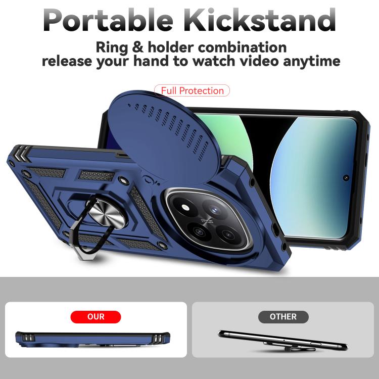 For Redmi Note 14 Pro+ 5G Global Sliding Camshield Holder Phone Case