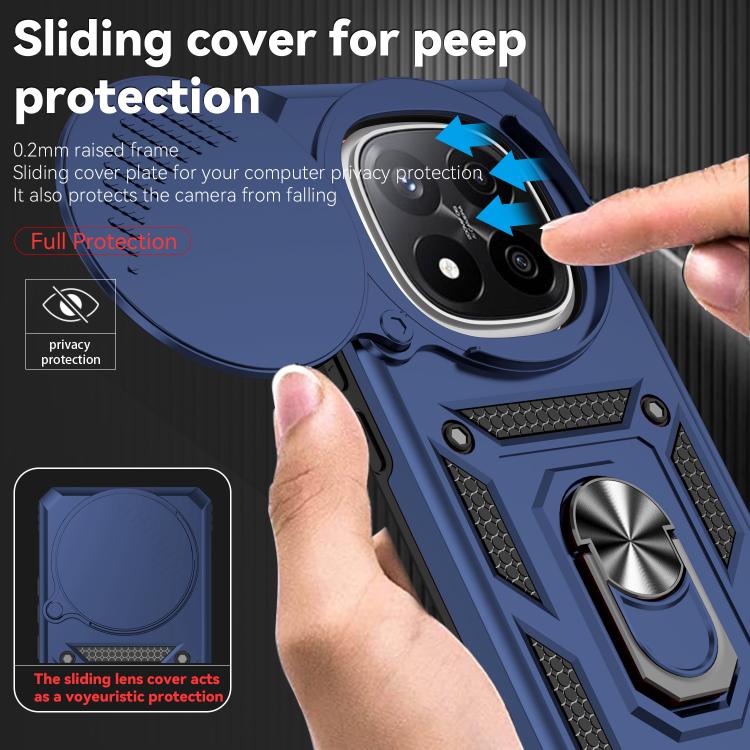 For Redmi Note 14 Pro+ 5G Global Sliding Camshield Holder Phone Case