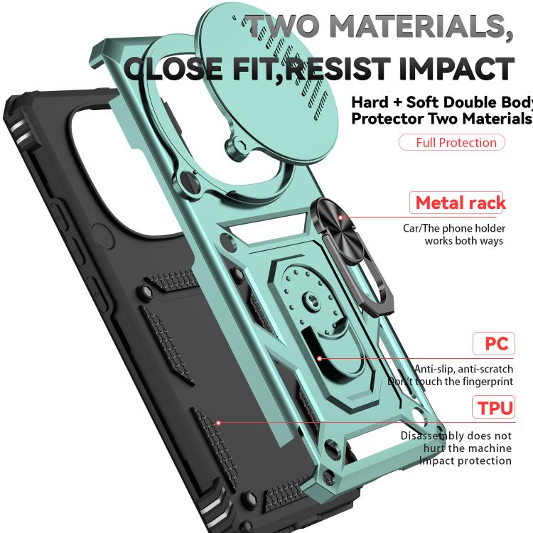For Redmi Note 14 Pro+ 5G Global Sliding Camshield Holder Phone Case