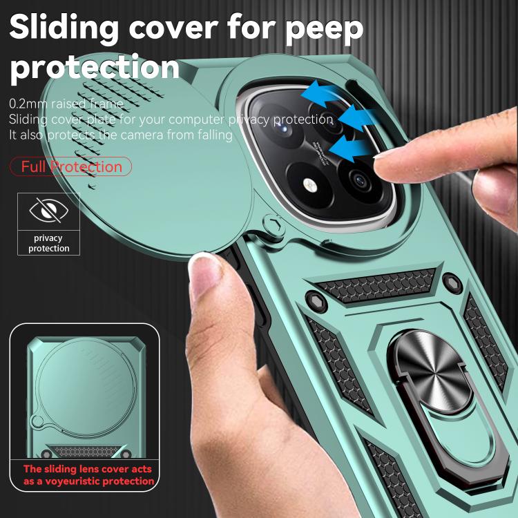 For Redmi Note 14 Pro+ 5G Global Sliding Camshield Holder Phone Case