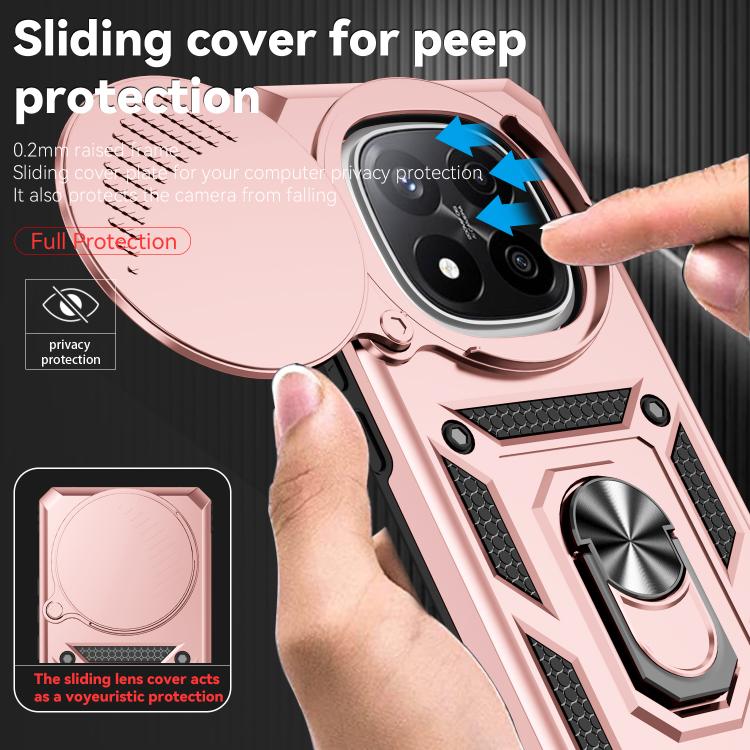 For Redmi Note 14 Pro+ 5G Global Sliding Camshield Holder Phone Case