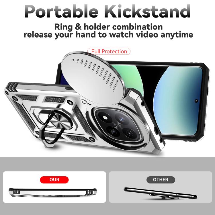 For Redmi Note 14 Pro+ 5G Global Sliding Camshield Holder Phone Case