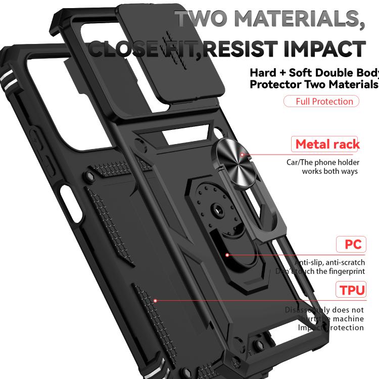 For Redmi 15C 5G / 4G EU 173mm Sliding Camshield Holder Phone Case