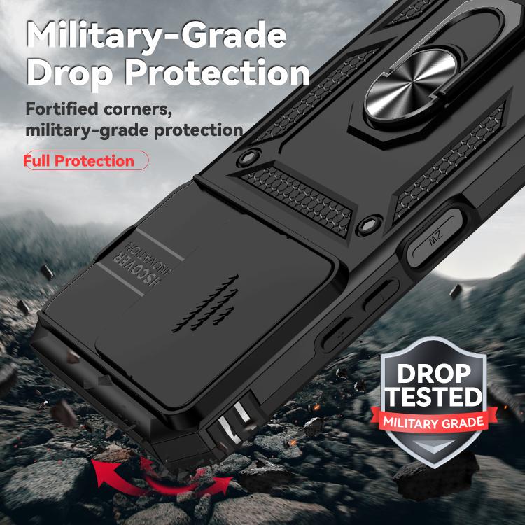 For Redmi 15C 5G / 4G EU 173mm Sliding Camshield Holder Phone Case