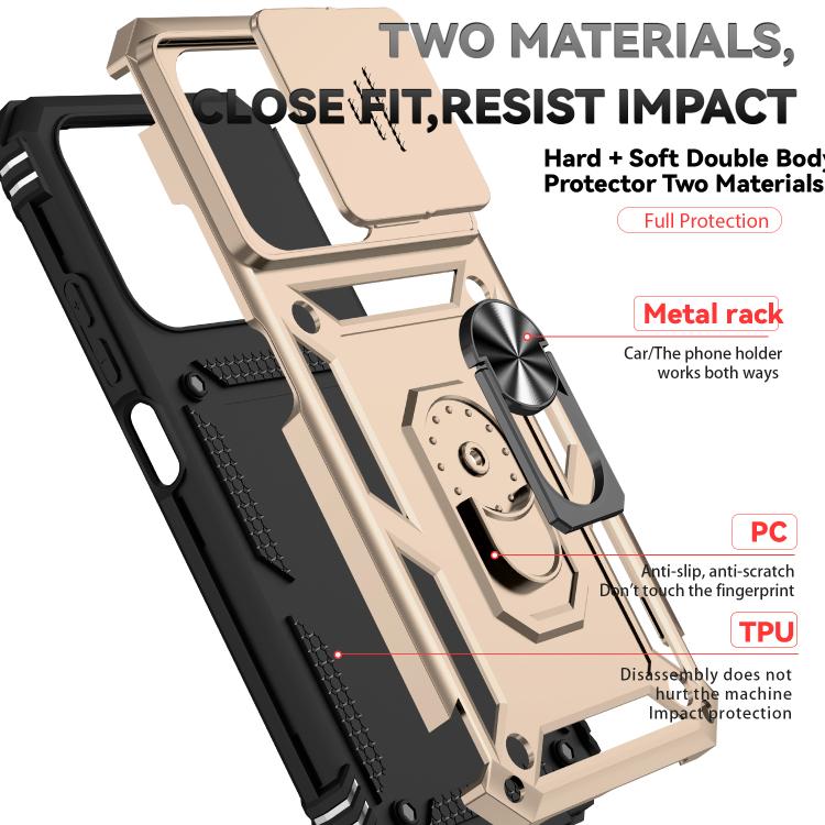 For Redmi 15C 5G / 4G EU 173mm Sliding Camshield Holder Phone Case