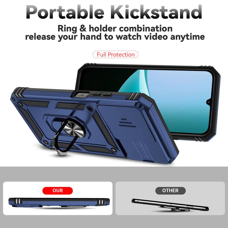 For Redmi 15C 5G / 4G EU 173mm Sliding Camshield Holder Phone Case