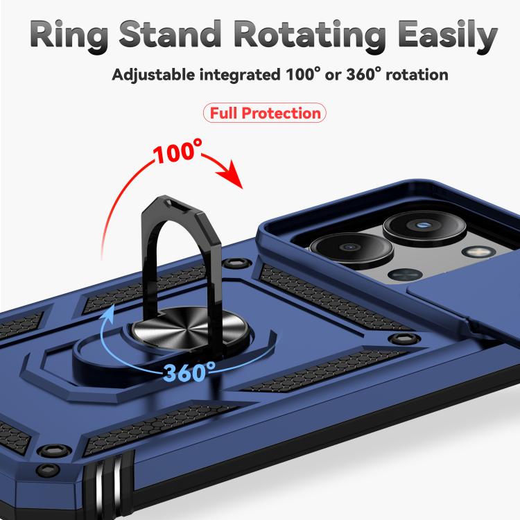 For Redmi 15C 5G / 4G EU 173mm Sliding Camshield Holder Phone Case