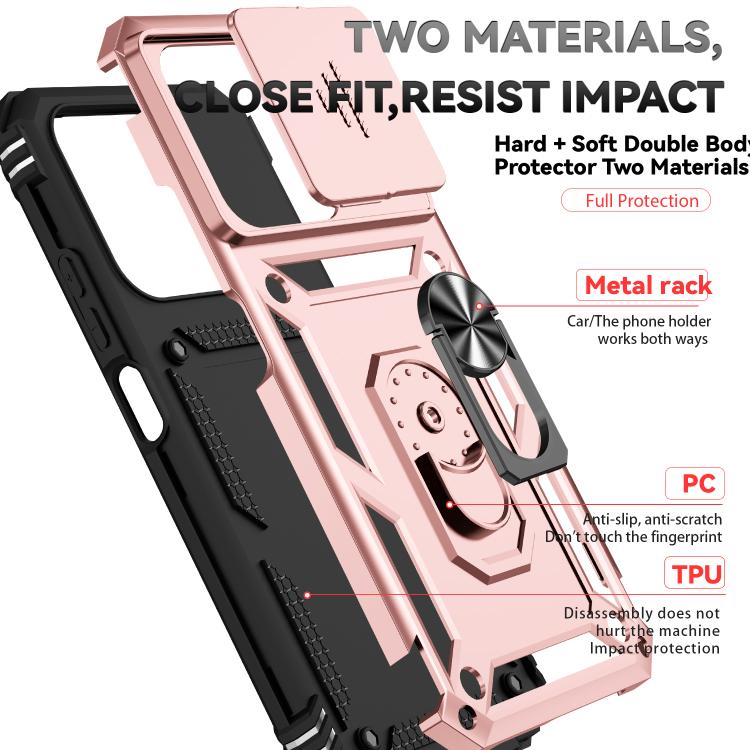 For Redmi 15C 5G / 4G EU 173mm Sliding Camshield Holder Phone Case