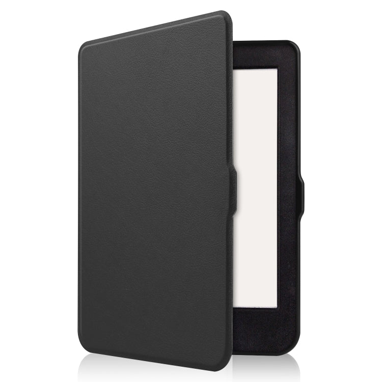 For KOBO Nia 6 inch Solid Color Horizontal Flip TPU + PU Leather Case, with Holder / Wake-up Function