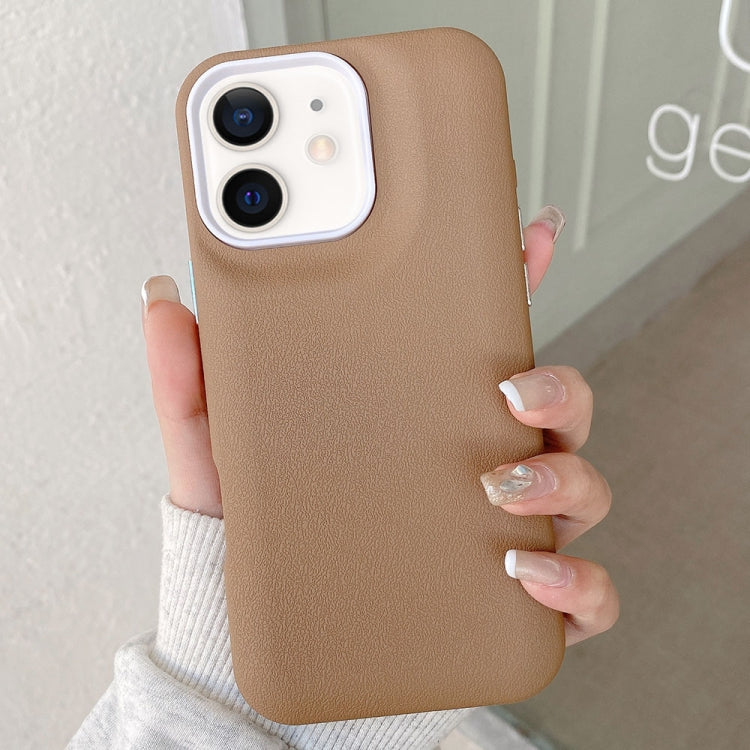 For iPhone 11 Leather Texture Phone Case