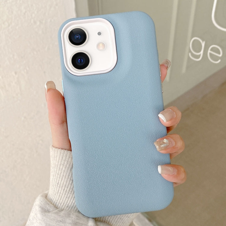 For iPhone 12 Leather Texture Phone Case