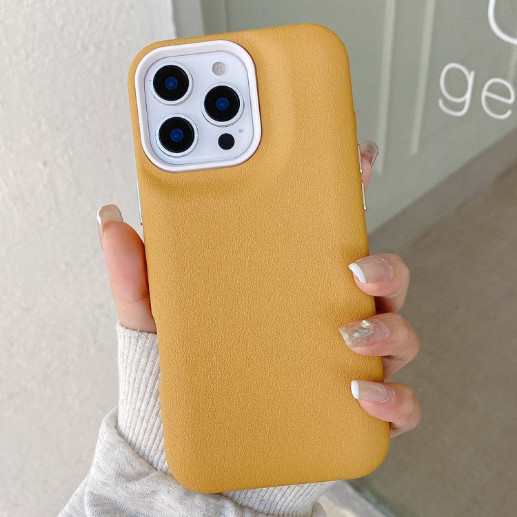 For iPhone 12 Pro Leather Texture Phone Case