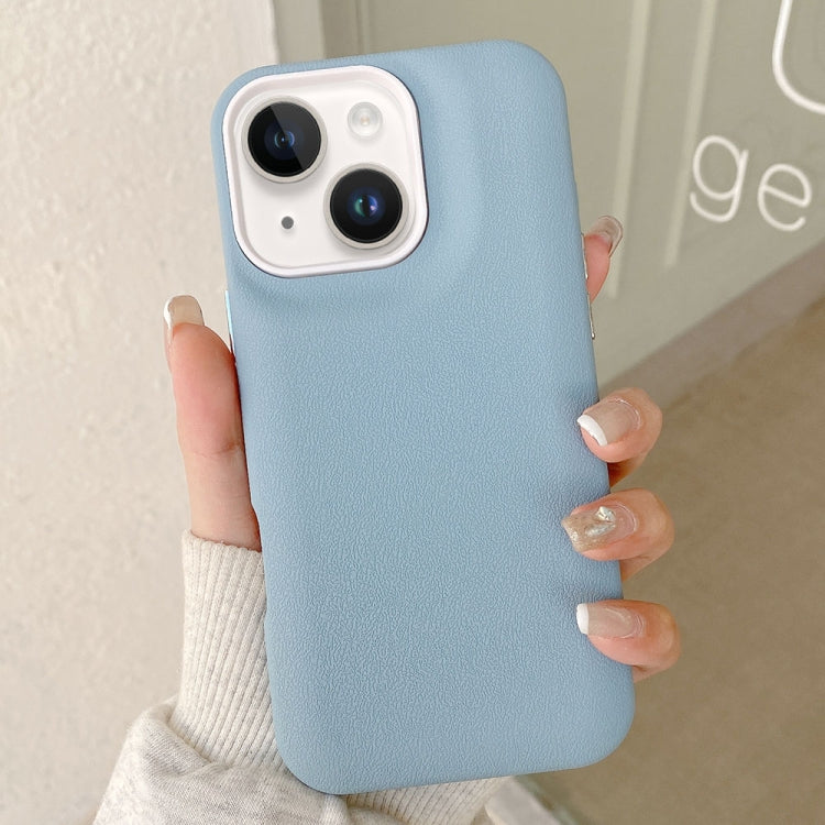 For iPhone 15 Leather Texture Phone Case