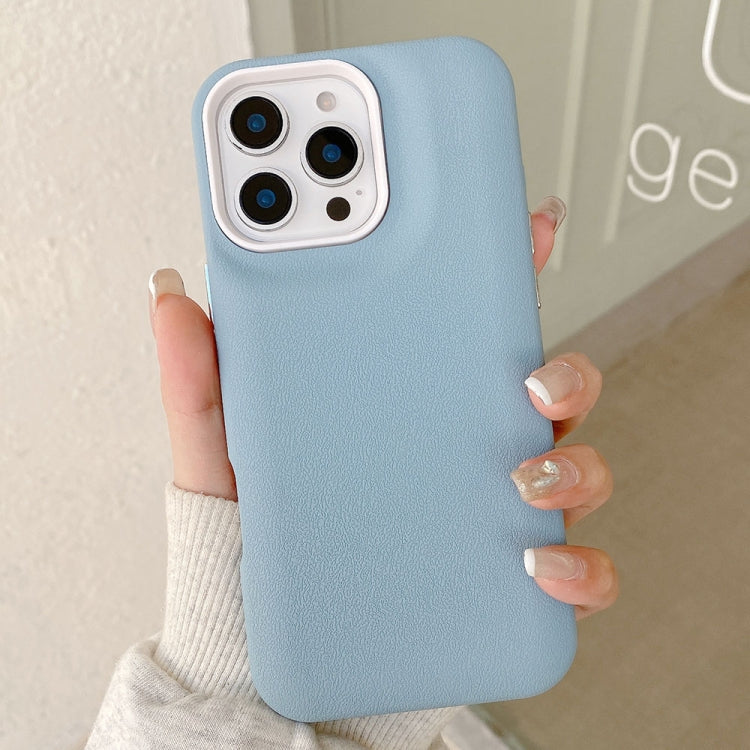 For iPhone 15 Pro Leather Texture Phone Case