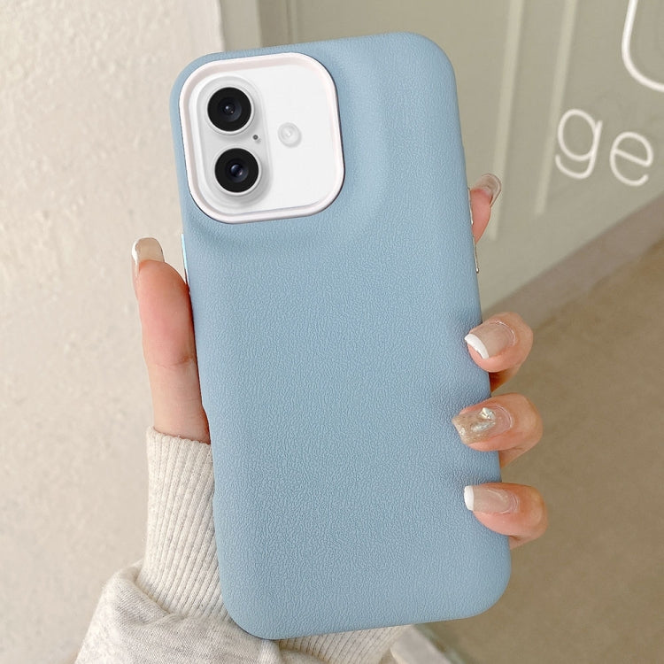For iPhone 16 Leather Texture Phone Case