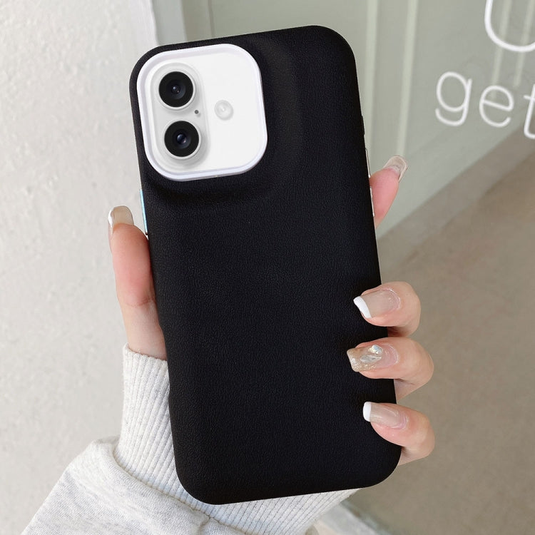 For iPhone 16 Leather Texture Phone Case