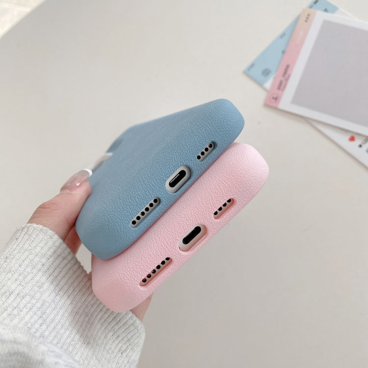 For iPhone 16 Pro Leather Texture Phone Case
