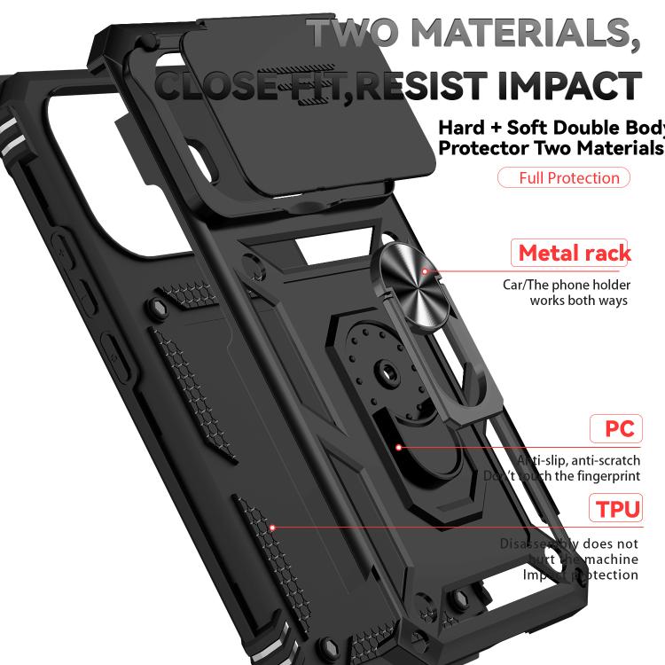For Xiaomi 15T Pro 5G Global Sliding Camshield Holder Phone Case