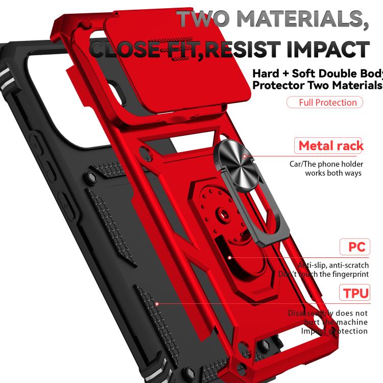 For Xiaomi 15T Pro 5G Global Sliding Camshield Holder Phone Case