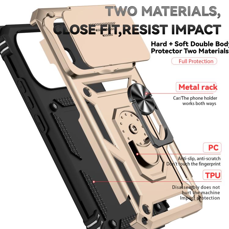For Xiaomi 15T Pro 5G Global Sliding Camshield Holder Phone Case