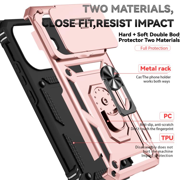 For Xiaomi 15T Pro 5G Global Sliding Camshield Holder Phone Case