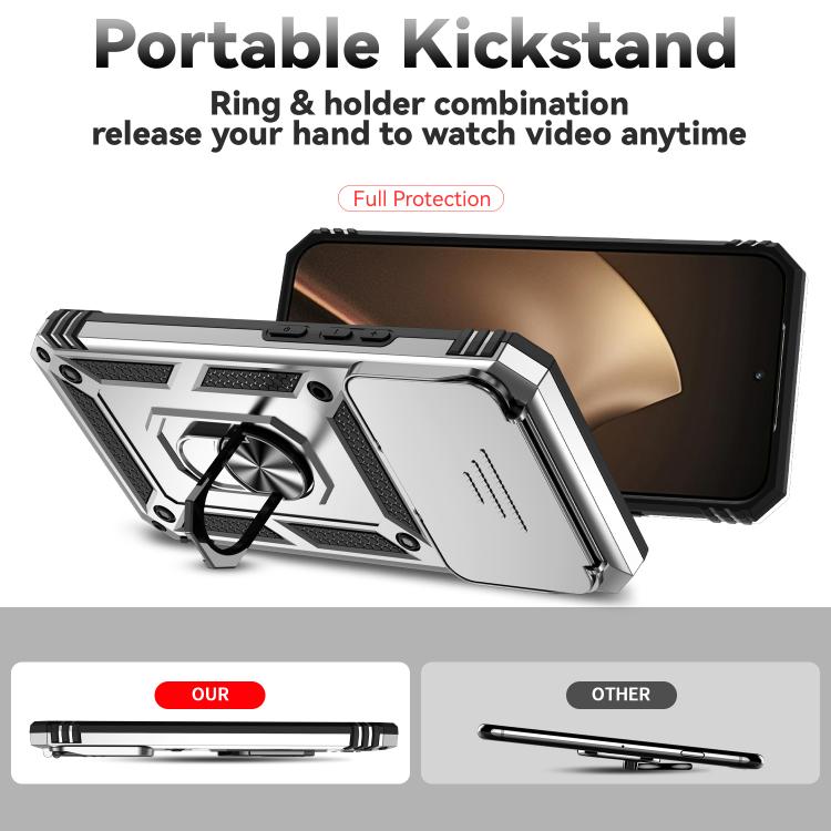 For Xiaomi 15T Pro 5G Global Sliding Camshield Holder Phone Case
