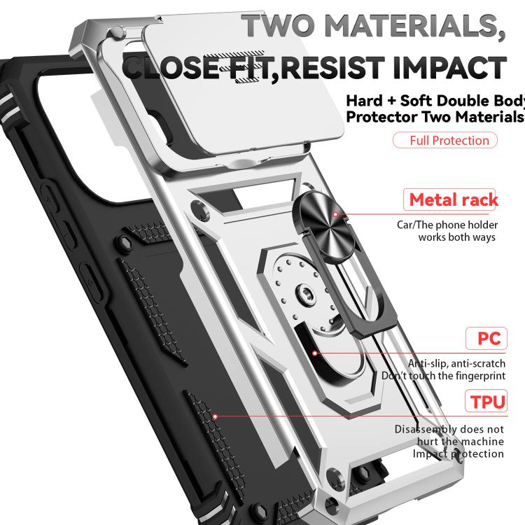 For Xiaomi 15T Pro 5G Global Sliding Camshield Holder Phone Case