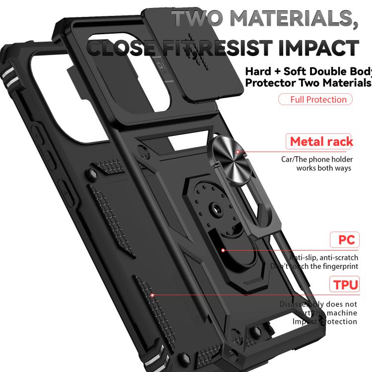 For Xiaomi 15T 5G Global Sliding Camshield Holder Phone Case