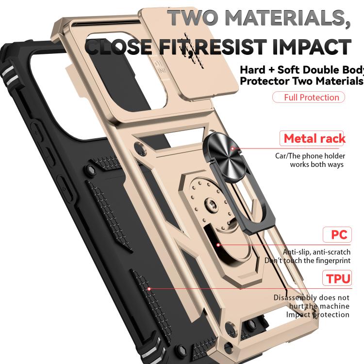 For Xiaomi 15T 5G Global Sliding Camshield Holder Phone Case