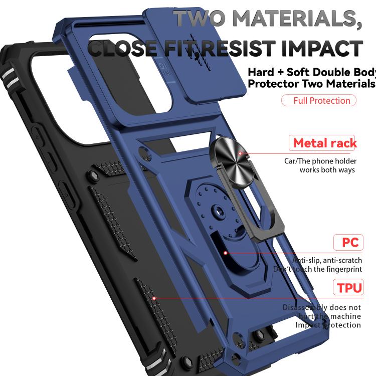 For Xiaomi 15T 5G Global Sliding Camshield Holder Phone Case