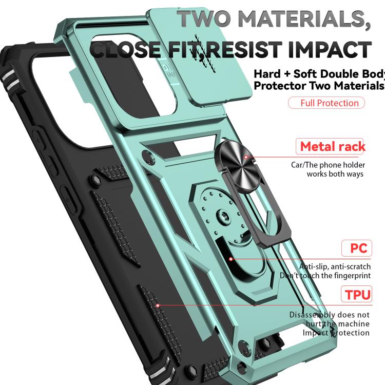 For Xiaomi 15T 5G Global Sliding Camshield Holder Phone Case