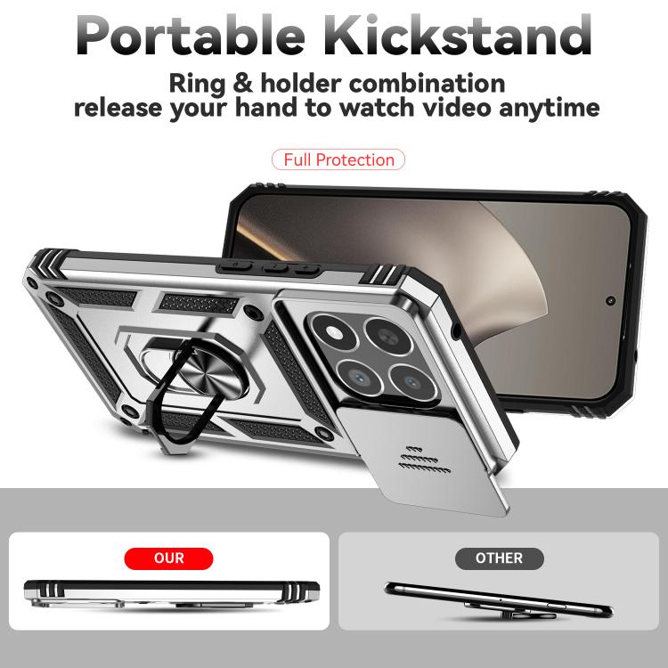 For Xiaomi 15T 5G Global Sliding Camshield Holder Phone Case
