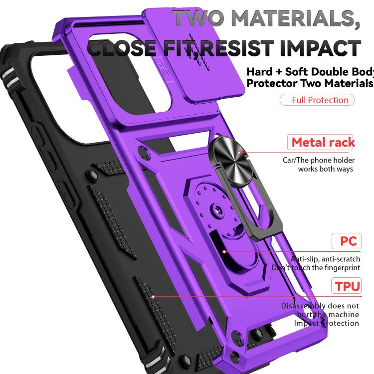 For Xiaomi 15T 5G Global Sliding Camshield Holder Phone Case