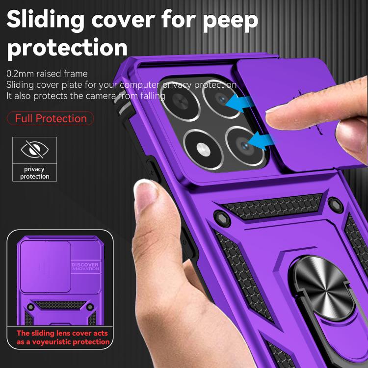 For Xiaomi 15T 5G Global Sliding Camshield Holder Phone Case