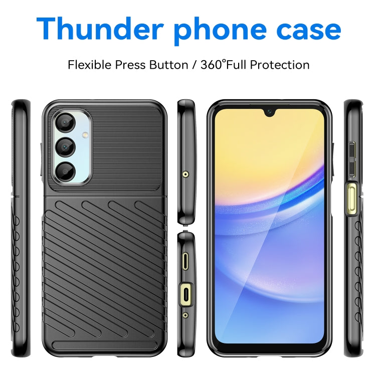 For Samsung Galaxy A16 5G Thunderbolt Shockproof Soft TPU Phone Case